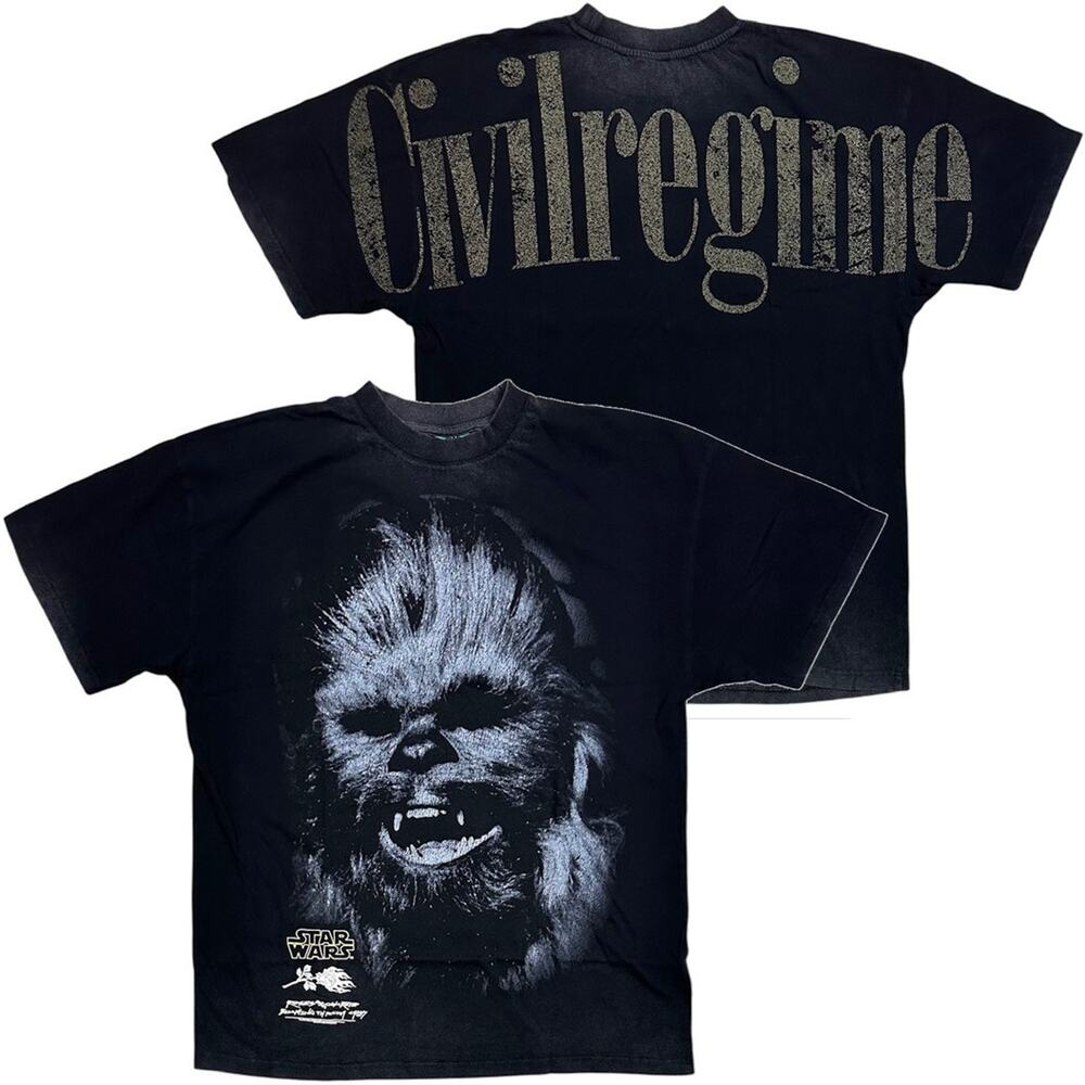 Civil Regime X Star Wars Welcome To The Resistance Chewbacca Oversized T-Shirt